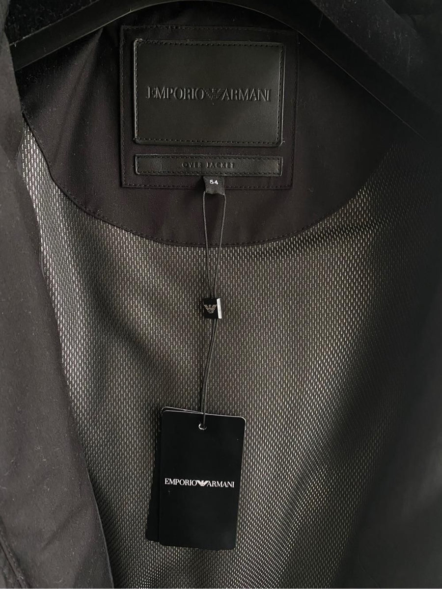 Emporio Armani Black Removable Hooded Men Parka Coat – b29 Fashion