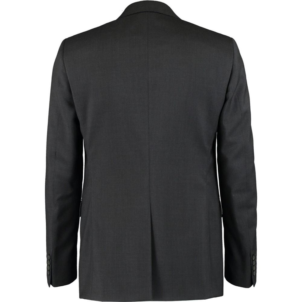 LANVIN Dark Grey Wool Slim Fit Two Piece Suit – b29 Fashion