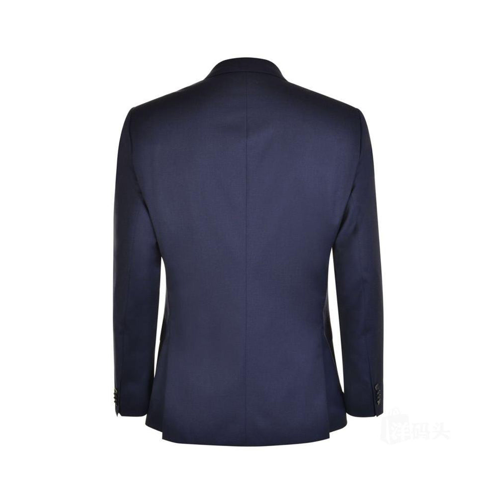 HUGO BOSS スーツ 54 Super 120s ダークブルー Hugo Boss Navy Blue Slim Fit Italian Super 120s Woven Blazer – b29