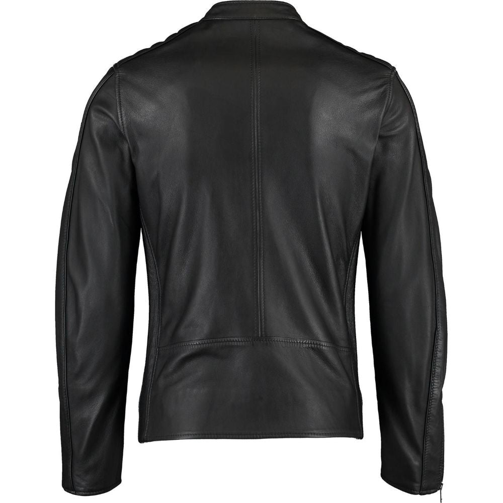 Diesel sheepskin leather jacket top