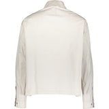 LANVIN Mens Cream Cotton Buttoned Relaxed Fit Harrington Jacket