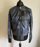 Diesel J-TOWN Mens Reversible Blue Camouflage & Black Bomber Jacket
