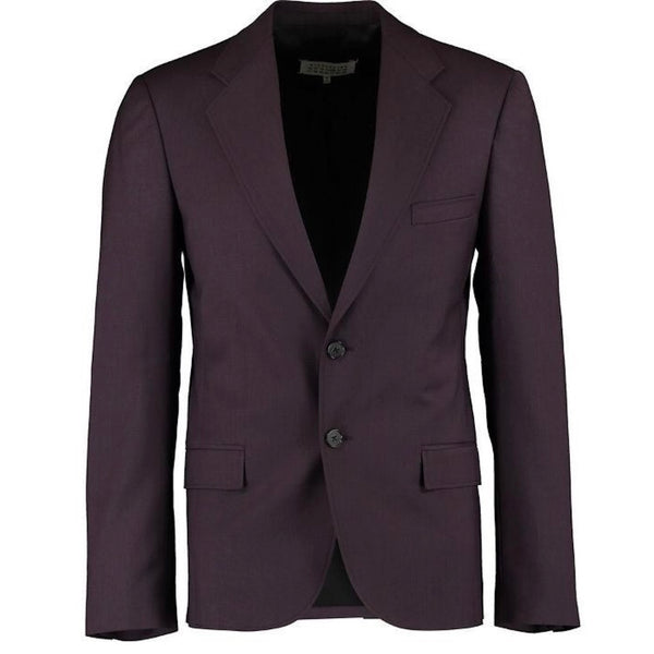 Maison Margiela Purple Slim Fit Wool Blazer Jacket