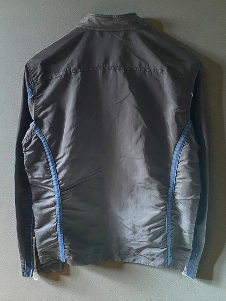 Diesel J-NEATS Men's Blue Biker Style Nylon Jacket