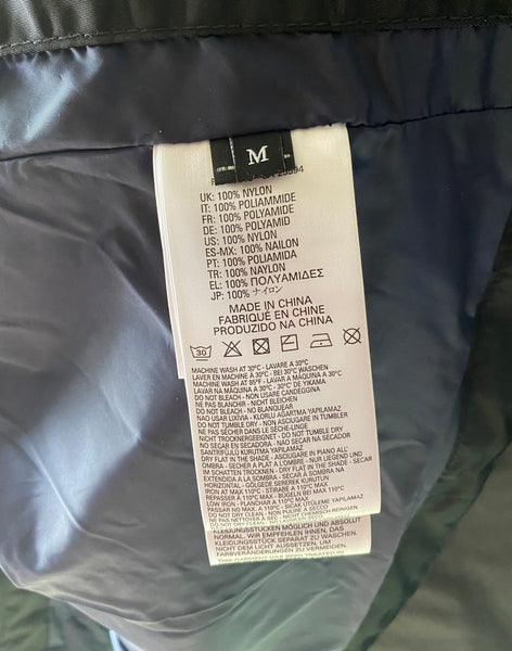 Diesel J-NEATS Men's Blue Biker Style Nylon Jacket