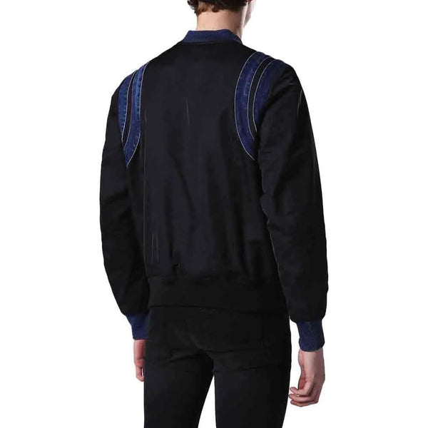 Diesel J-FONTY Men's Blue Bomber Jacket