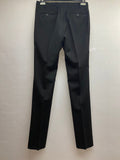 Lanvin D8 Attitude Straight Trousers 100% Wool Made in Italy