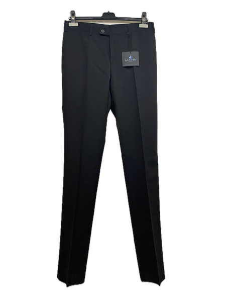 Lanvin D8 Attitude Straight Trousers 100% Wool Made in Italy