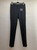 Lanvin D8 Attitude Straight Trousers 100% Wool Made in Italy