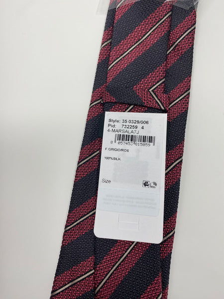 Salvatore Ferragamo 100% Silk Tie – Made in Italy – With Gift Box