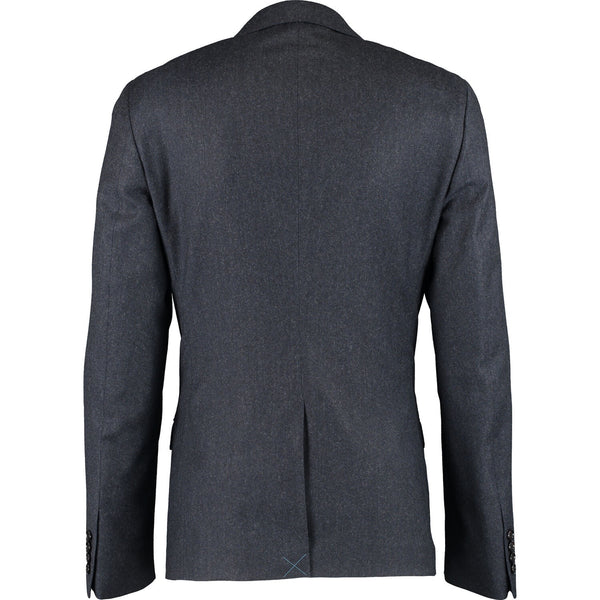 Lanvin Navy Blue Cashmere & Wool Blend Blazer Made in Italy