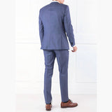 Hugo Boss Blue Italian Virgin Wool Two Piece Suit