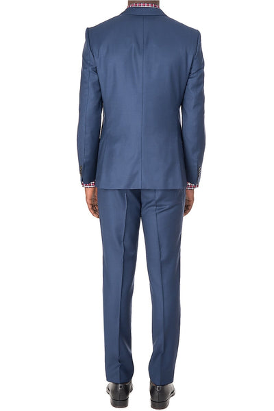 Hugo Boss Blue Super 120s Virgin Wool Three Piece Suit