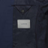 LANVIN Navy Blue Wool Two Piece Suit