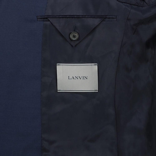 LANVIN Navy Blue Wool Two Piece Suit