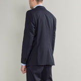 Hugo Boss Blue Super 130s Virgin Wool Two Piece Suit