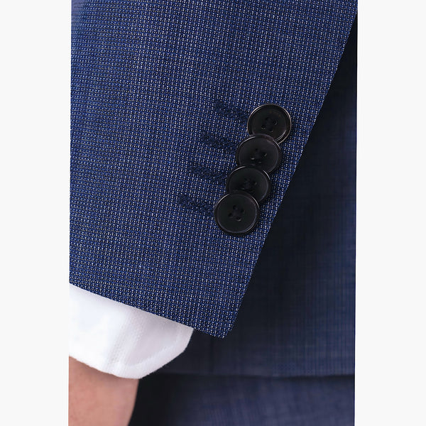 Hugo Boss Blue Italian Virgin Wool Two Piece Suit