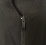 Emporio Armani Mens Reversible Black Checked/Black Wool Blend Jacket