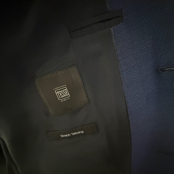 Hugo Boss Blue Virgin Wool Two Piece Suit