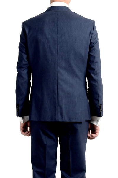 Hugo Boss Blue Virgin Wool Two Piece Suit
