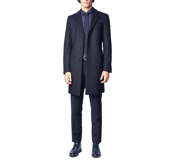 HUGO BOSS Nye2 Slim Fit Coat in Wool and Cashmere