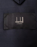 Dunhill Blue Checked Wool Slim Fit Blazer Made in Italy