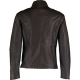 Armani Collezioni Mens Brown Sheepskin Leather Jacket