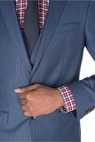 Hugo Boss Blue Super 120s Virgin Wool Three Piece Suit