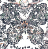 Christian Dior Beauty Pink Butterfly Square 100% Silk Scarf (VIP Gift) Made in Italy (19.7" Square)