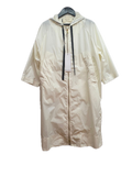 Marni Women's Lightweight Ivory Hooded Raincoat Made in Italy