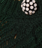 Calvin Klein 205w39nyc Green Fringed Sweater Made in Italy