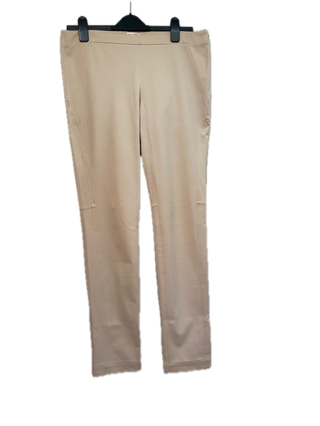 Brunello Cucinelli Beige Stretch Cotton Tapered Skinny Trouser