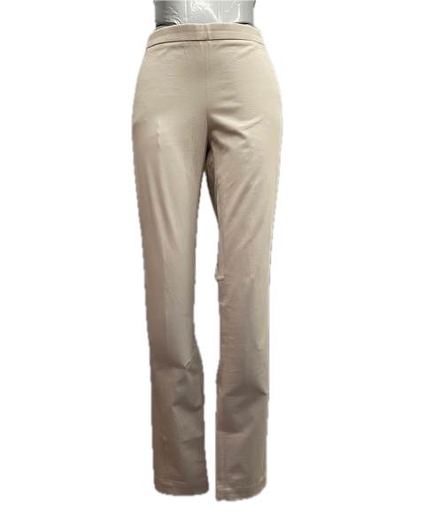 Brunello Cucinelli Beige Stretch Cotton Tapered Skinny Trouser