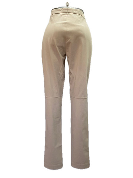 Brunello Cucinelli Beige Stretch Cotton Tapered Skinny Trouser