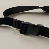 Balenciaga Plaque Belt Bag Bum Bag in Black Calfskin Made in Italy