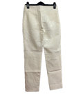 Agnona Women’s White Embroidered Silk-Blend Trousers