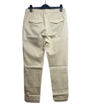 Brunello Cucinelli Beige Cotton Tapered Skinny Trousers