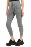 DSQUARED2 Women's Grey Cropped Joggers Trousers Made in Italy