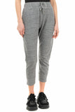 DSQUARED2 Women's Grey Cropped Joggers Trousers Made in Italy