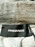 DSQUARED2 Women's Grey Cropped Joggers Trousers Made in Italy