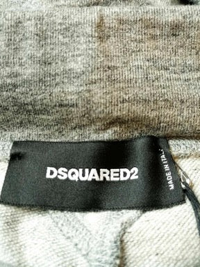 DSQUARED2 Women's Grey Cropped Joggers Trousers Made in Italy
