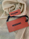 Missoni Golden Sheer Viscose Long Sleeve High-Neck Jumper Made in Italy