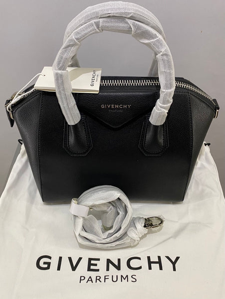 Authentic Givenchy Black Calfskin Leather Handbag – Brand New with Dust Bag (VIP Gift)