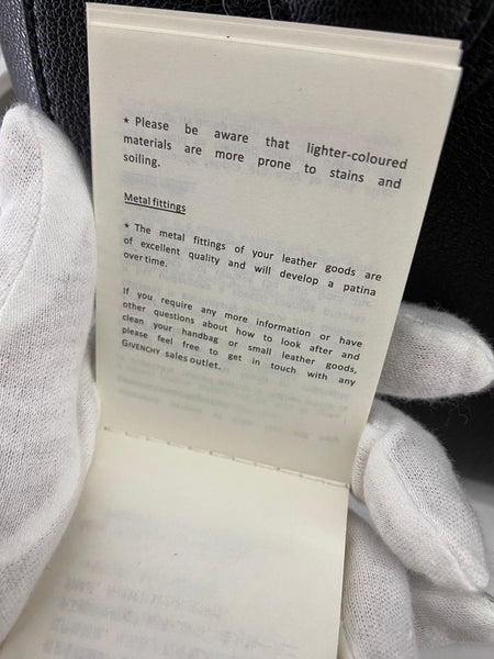 Authentic Givenchy Black Calfskin Leather Handbag – Brand New with Dust Bag (VIP Gift)