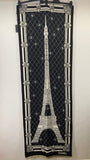 Authentic CHANEL Black & Ivory Cashmere blend Scarf – New with Box (VIP Gift) Made in France