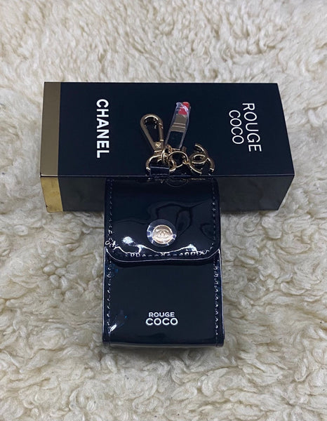 Authentic CHANEL Rouge Coco Black Lipstick Pouch Case Limited Edition New with Box (VIP Gift)
