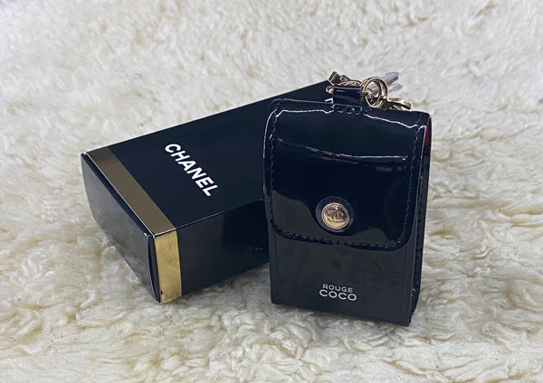 Authentic CHANEL Rouge Coco Black Lipstick Pouch Case Limited Edition New with Box (VIP Gift)