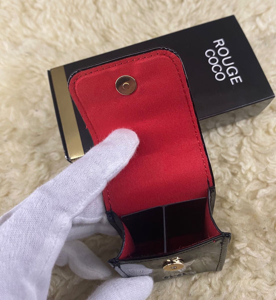 Authentic CHANEL Rouge Coco Black Lipstick Pouch Case Limited Edition New with Box (VIP Gift)