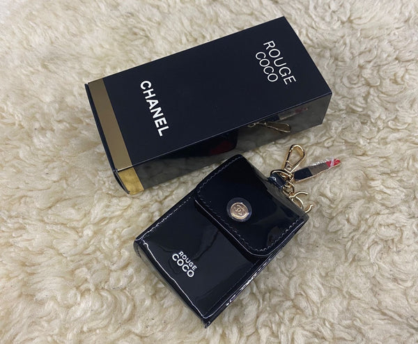 Authentic CHANEL Rouge Coco Black Lipstick Pouch Case Limited Edition New with Box (VIP Gift)