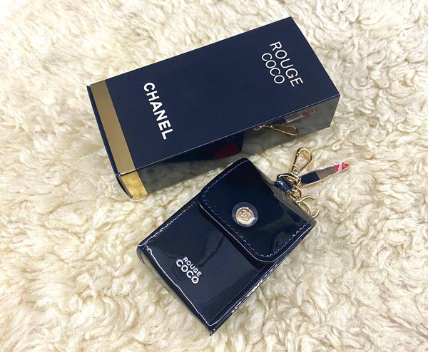 CHANEL Rouge Coco Black Lipstick Pouch Case New with Box (VIP Gift)